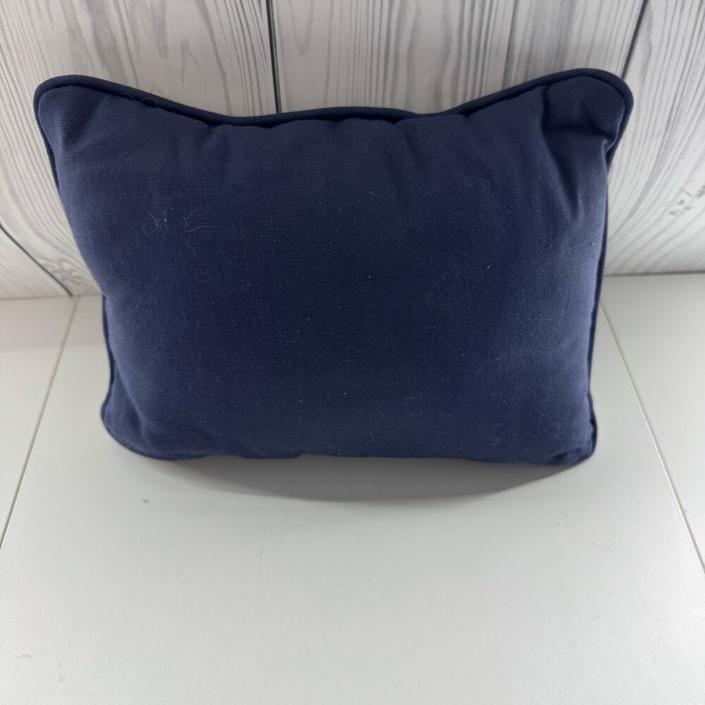 Vintage Tapestry Pillow Love Makes The World Go 'Round 80s Floral Design Cottage - Picture 3 of 5